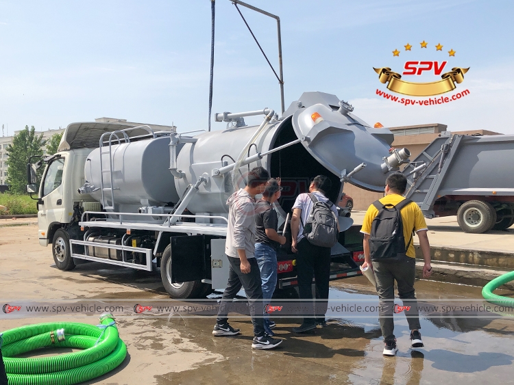 Sewer Vaccum Jetting Truck FOTON - Testing 02
